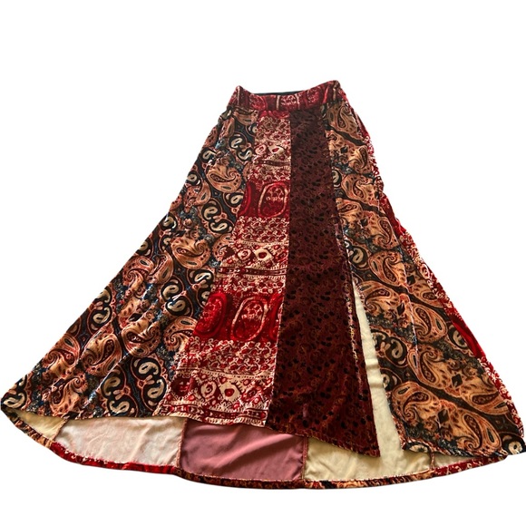 Free People High Atlas Panel Skirt Size 4 - Picture 1 of 6